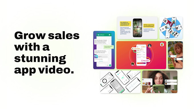 create a custom app demo video or app promo video