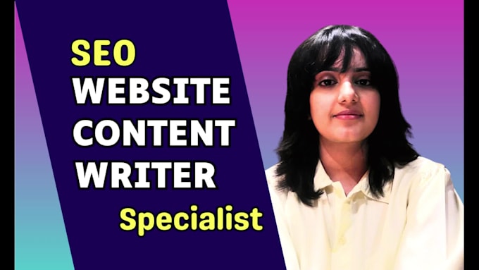 be your SEO website content writer