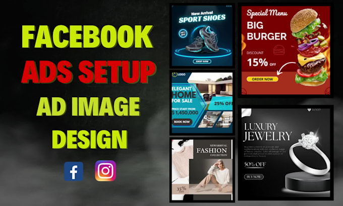 be a facebook ads manager and fb ad copy image design