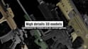 make gun model and game props for your game