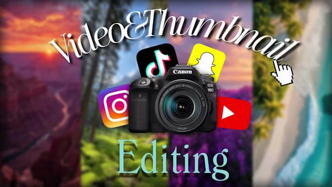 edit engaging videos and design covers or thumbnails