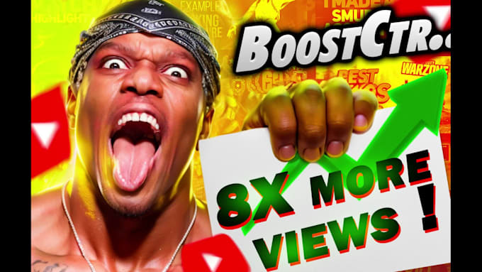 design professional youtube thumbnails with fast delivery
