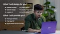 do modern PSD website template or website mockup design
