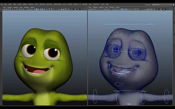 rig 3d characters for maya, unity, and unreal engine