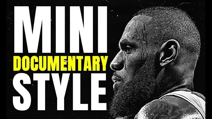 create mini sports documentaries for youtube, faceless cash cow video