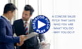 write an elevator pitch, sales speech or 60 second explainer
