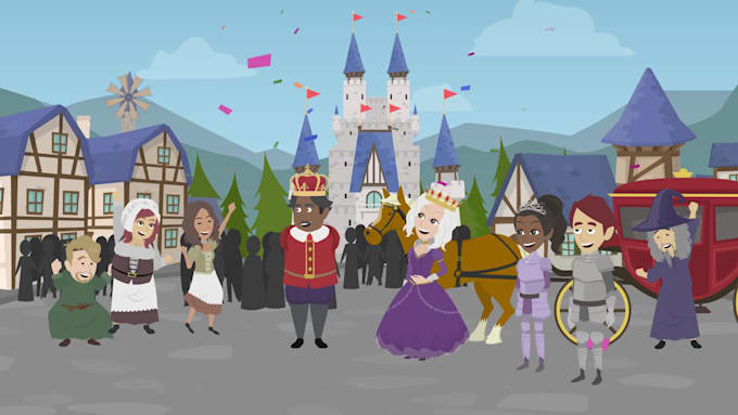 create professional 2d animated stories for kids