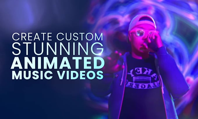 create animated music videos for you