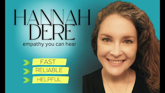 record a relatable american female voice over