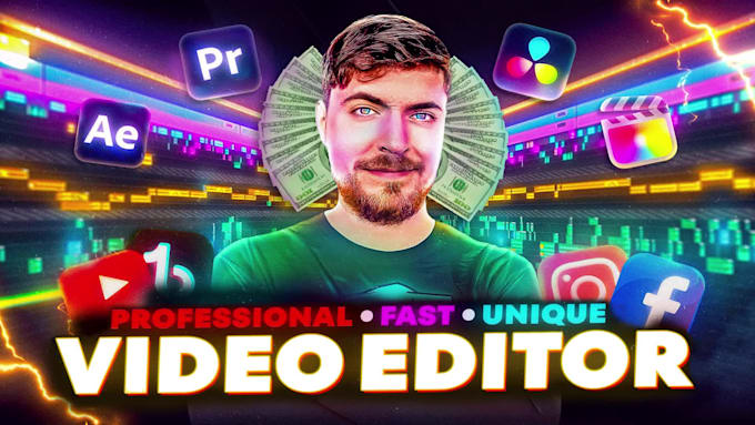 do professional video edit, youtube video editing