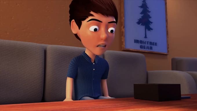 do 3d character animation, 3d cartoon animation, 3d music video