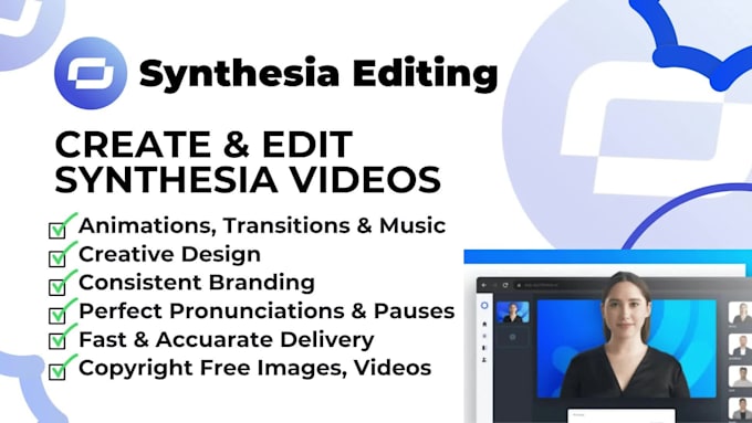 create and edit synthesia ai explainer videos and courses