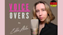 record a young female german voice over
