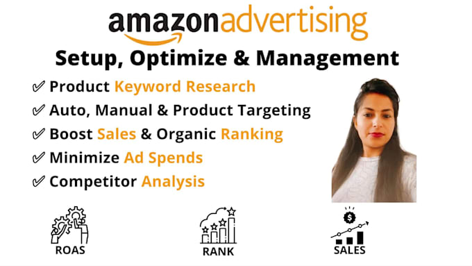 setup and manage amazon advertising PPC sponsored ads optimization campaign