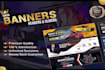 creative website banner, header, slider, ecommerce banner ad, web banners
