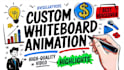 make a custom whiteboard animation explainer doodle video