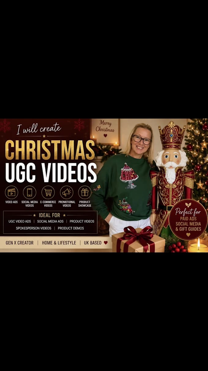 create christmas ugc video ads for your brand