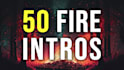 make 50 epic fire logo intro video animation