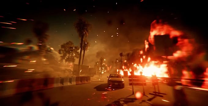 cgi and vfx compositing, horror, cgi compositing, gta edit