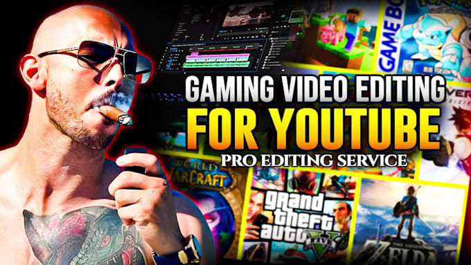 do professional funny gaming video editing for youtube