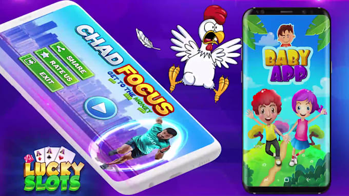 create game graphics design and UI