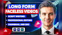 edit high quality faceless youtube and long form videos