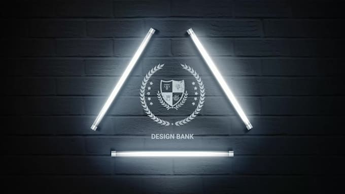 create a unique 3d logo animation