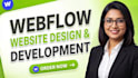 design, redesign, or develop webflow website, webflow expert