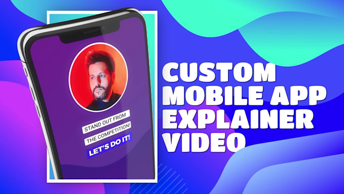 produce a custom mobile app explainer video