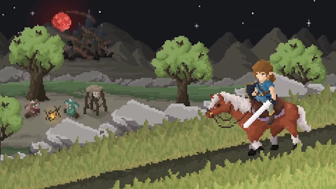 make animated pixel art characters for your game