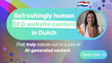 write captivating dutch SEO website content