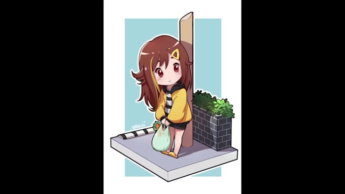 draw custom cute chibi anime