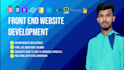 be your front end web developer using react js, HTML CSS, tailwind CSS,bootstrap