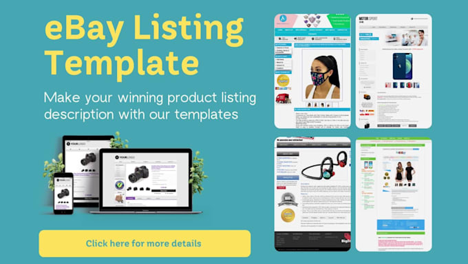 do ebay listing template with responsive and seo