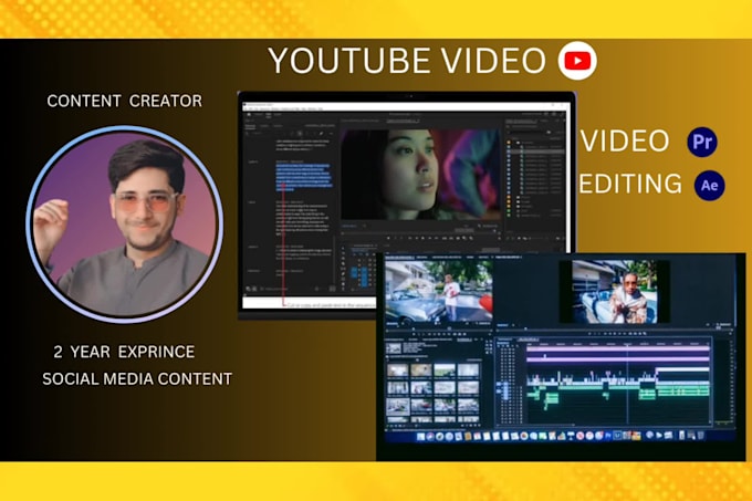 do professional video editing for volg and youtube