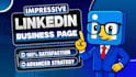 create an impressive linkedin business page