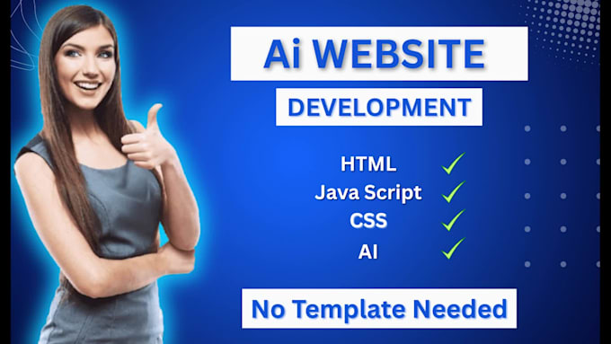 Do custom ai website development as a frontend developer by Faraz_dev01 ...