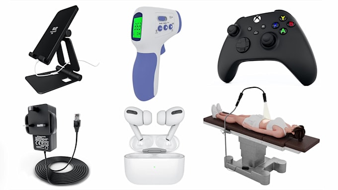 do 3d works like product modeling, design, render, animation