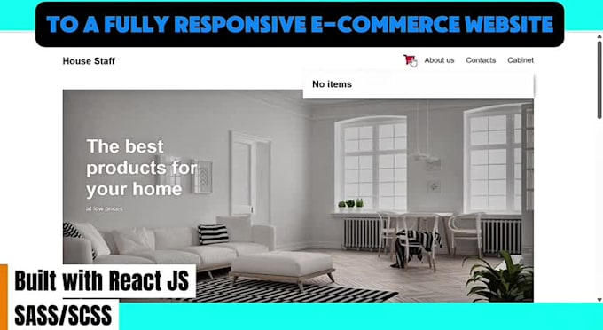 develop a fully responsive website as a frontend development