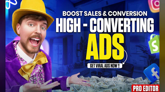 edit high converting facebook ads and dropshipping video ads