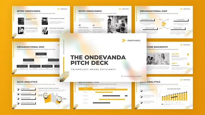 design a pitch deck powerpoint presentation
