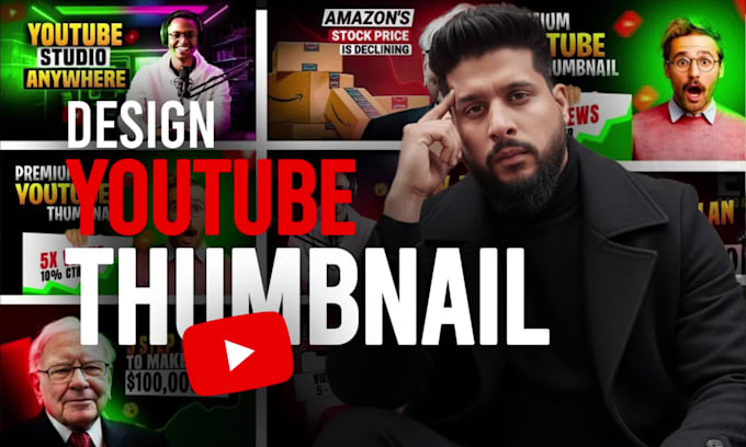 design a youtube thumbnail and personal branding