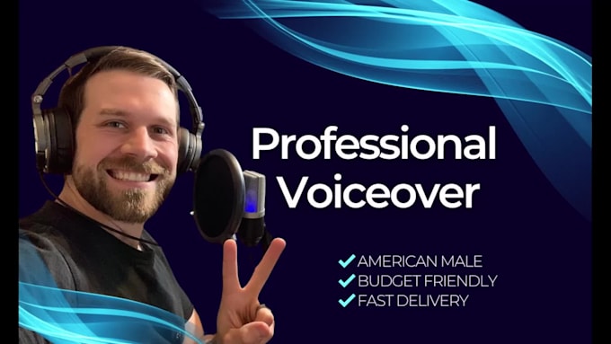 record an american male voiceover