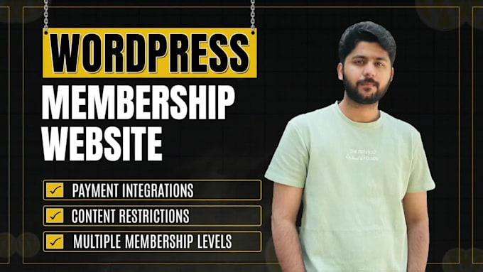 develop wordpress membership website, lms website