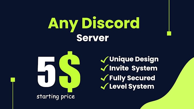 create discord server for you