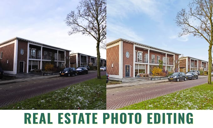 do real estate photo editing professionally