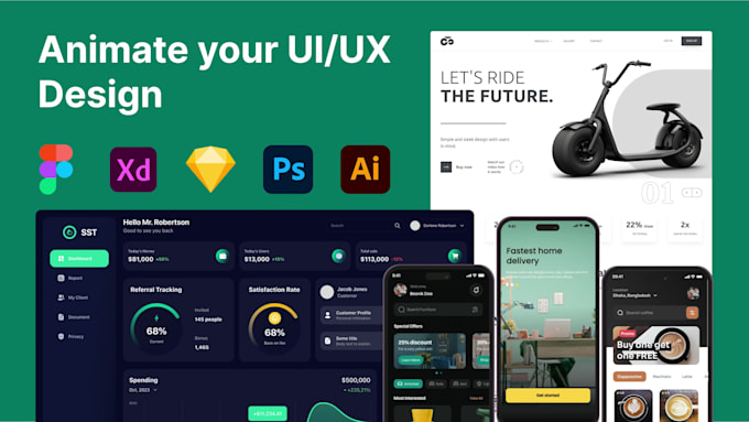 create detailed UI animation videos for your needs