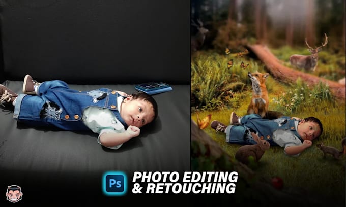 do professional photo editing for events, halloween, weddings, baby sets