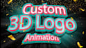 custom 3d logo animation in 06 hours