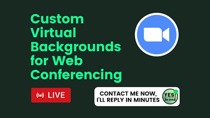design custom zoom virtual meeting background